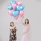 Pink Blue Heart Foil Balloons, 18Inch Gender Reveal Party Decorations, Pastel Blue and Baby Pink Heart Shape Mylar Balloon for Girls or Boys Baby Shower Birthday Wedding Bridal Shower Party Supplies